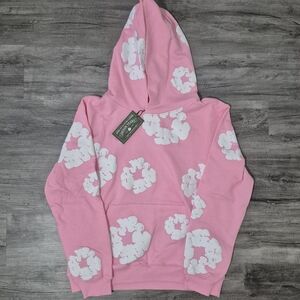 Pink Wreath Denim Tears Hoodie